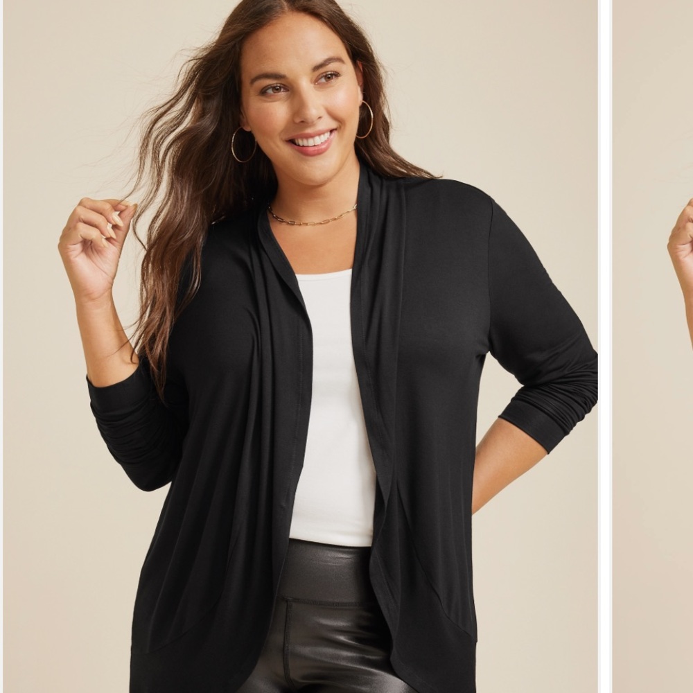 Maurice’s black Cressa Cardigan 4X NWT